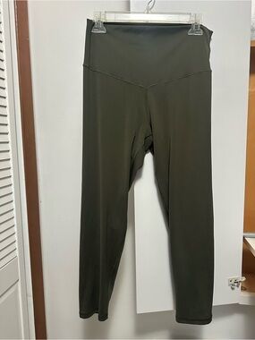 aerie High-Waist Olive Green Leggings